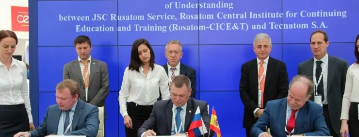 JSC Rusatom Service signed trilateral MOU with ROSATOM-CICE&T and TECNATOM