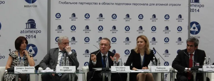 “Global Effective Partnership in Human Resource Education, Learning Development in Nuclear Energy”. Round Table Discussion during ATOMEXPO-2014.