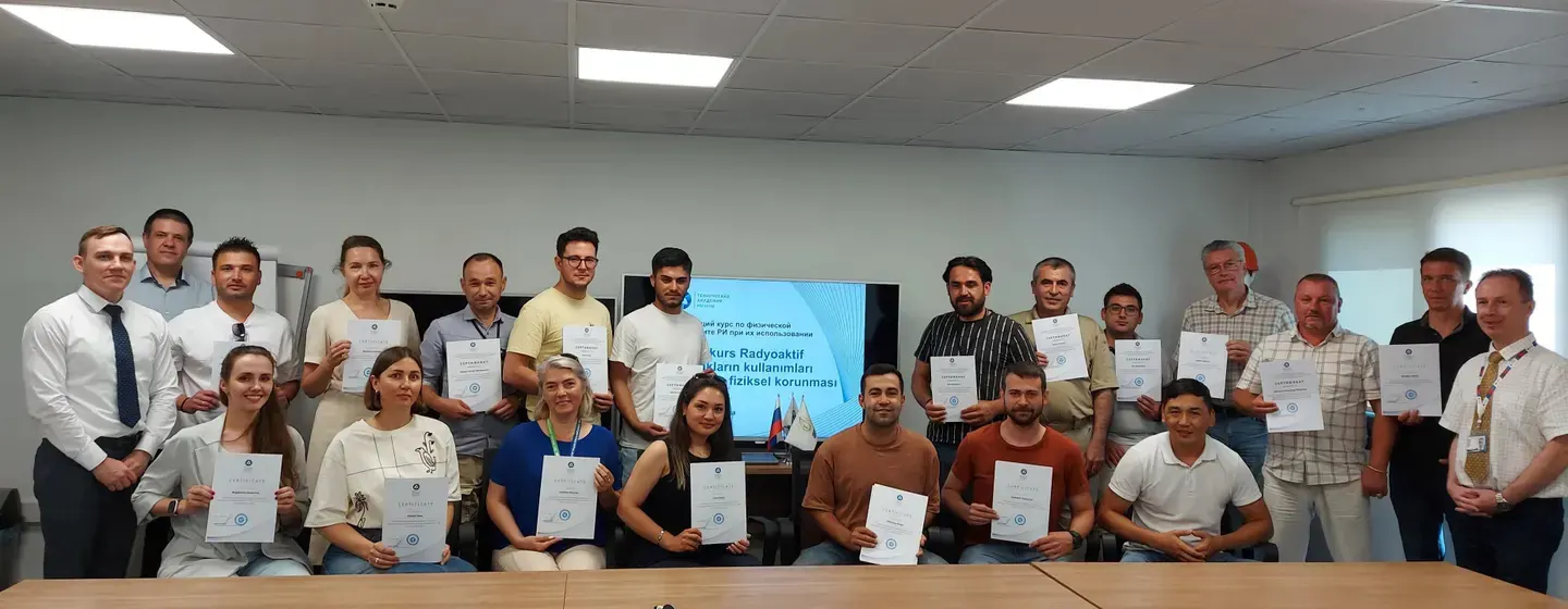 Rosatom Technical Academy Conducted Three Courses on Physical Protection for Employees of AKKUYU NÜKLEER JSC