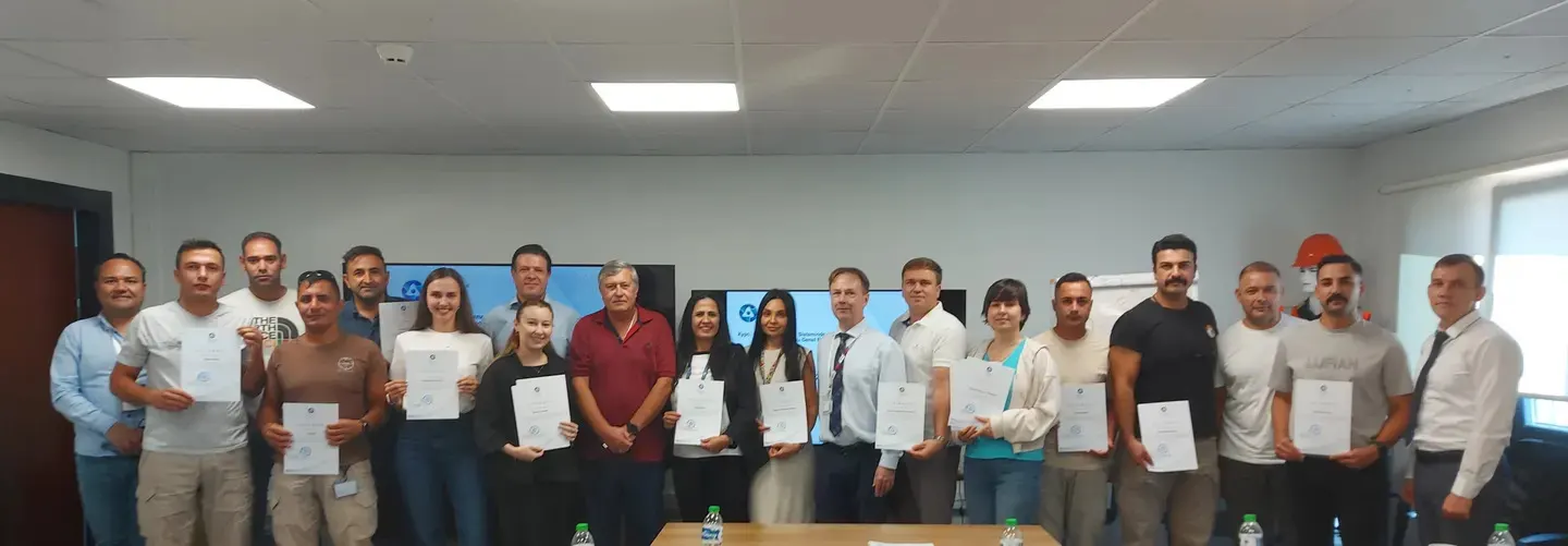 Experts from the Rosatom Technical Academy completed the autumn cycle of courses for physical protection personnel at the Akkuyu NPP