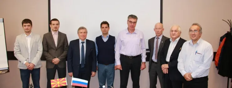 The scientific visit of specialists from the University of Saints Cyril and Methodius in Skopje (the Republic of Macedonia)