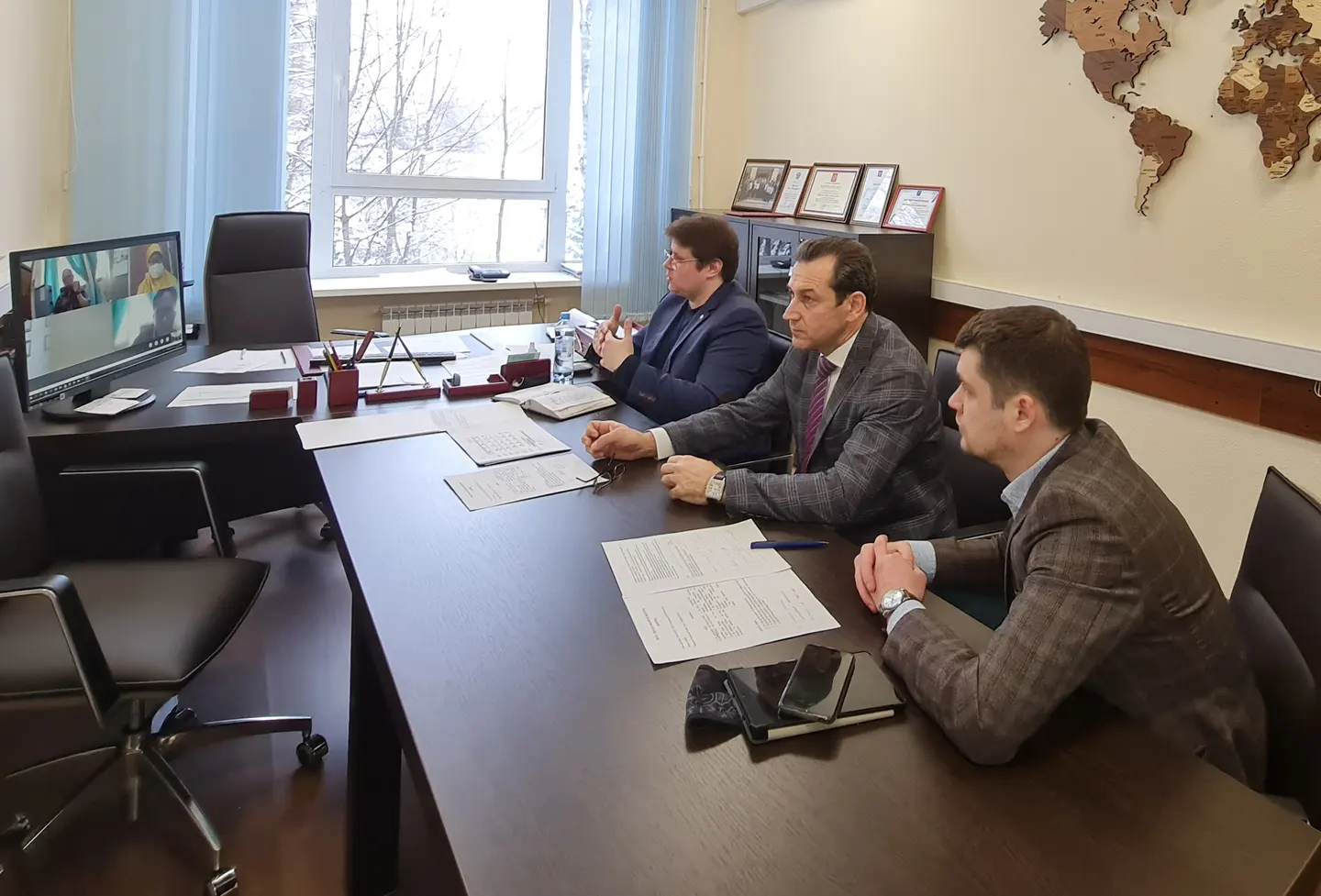 An online meeting between the representatives of the Department for International Cooperation and International Business Development and the Polytechnic Institute of Nuclear Technology of Indonesia was held