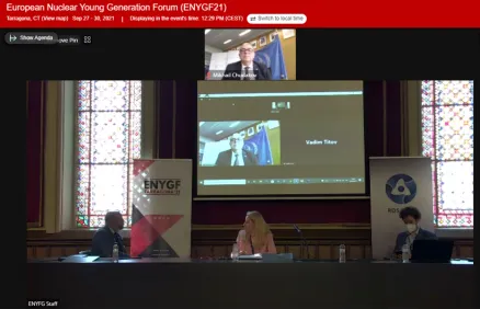 Representatives of the Rosatom Technical Academy took part in the forum «ENYGF 2021»