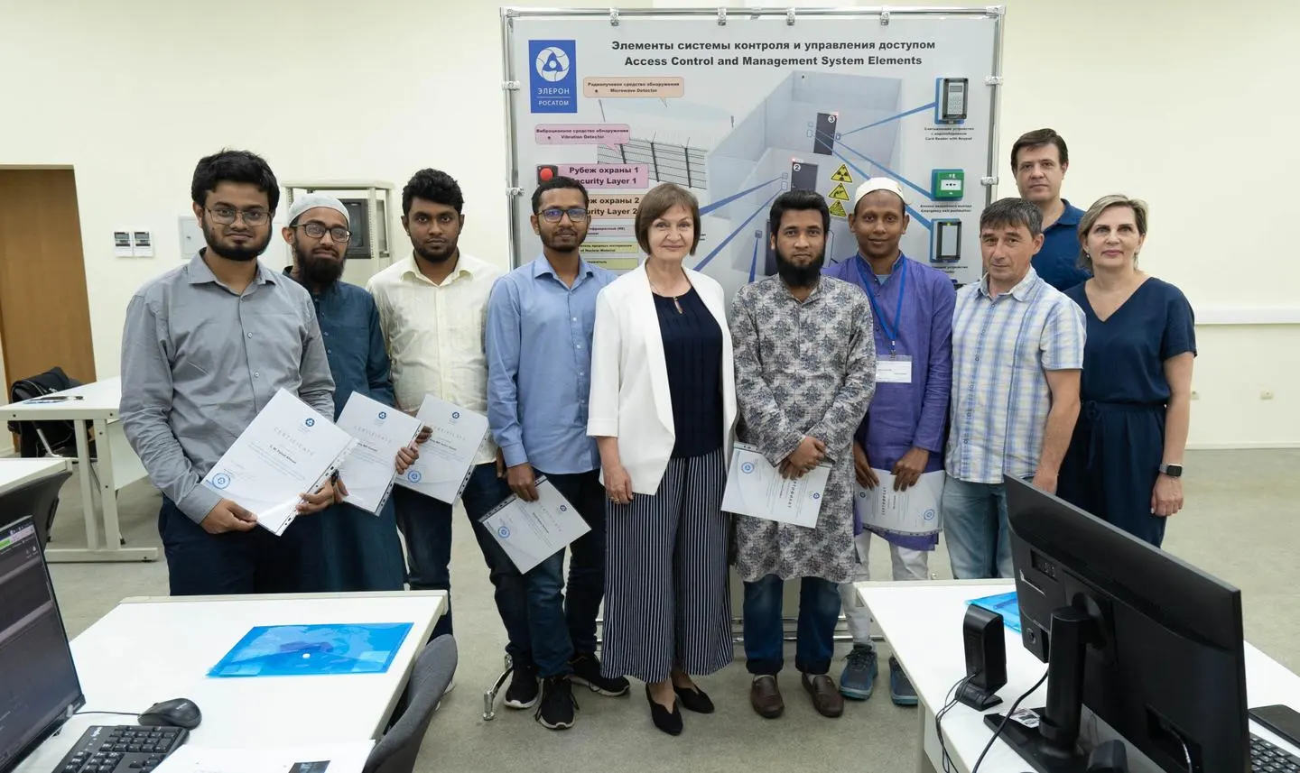 Rosatom conducted a course on Operational management of Engineering and Technical Means of Physical Protection Complex for specialists of a foreign NPP