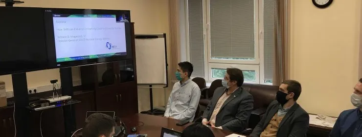 Young Generation of Rosatom Tech’s Instructors and Experts Participated in the opening webinar of IFNEC Webinar Series on SMRs