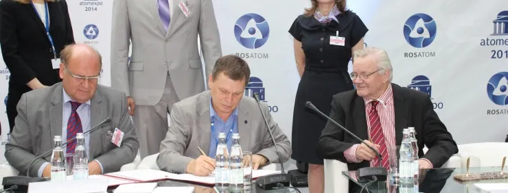 An Agreement on mutual understanding and cooperation signed between the ROSATOM-CICE&T, Construction industry union of Finland, construction development fund and Finedu Finland housing and public utilities